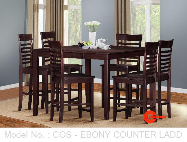 COS - EBONY COUNTER LADDERBACK